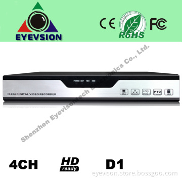 4CH H. 264 D1 Security Camera DVR (EV-8104HD)